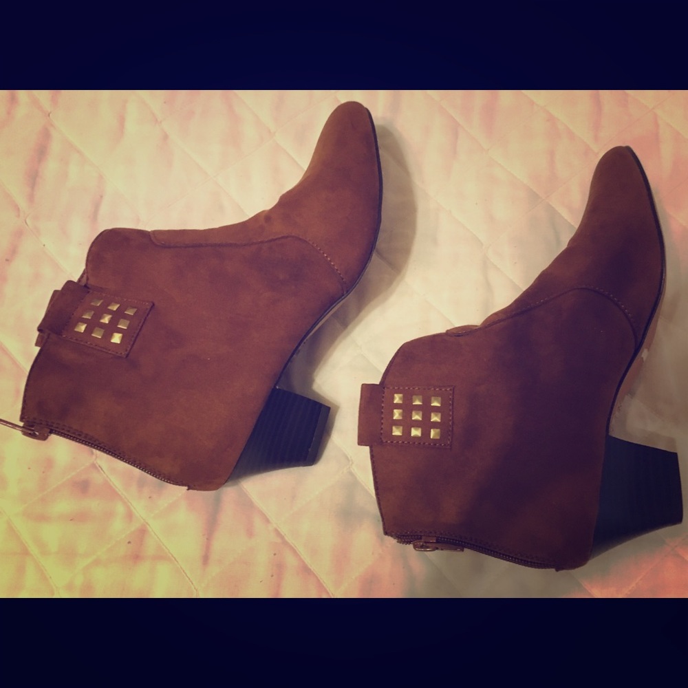 Suede Booties